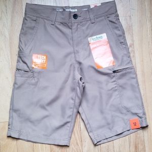 Boys size 12 khaki cargo shorts